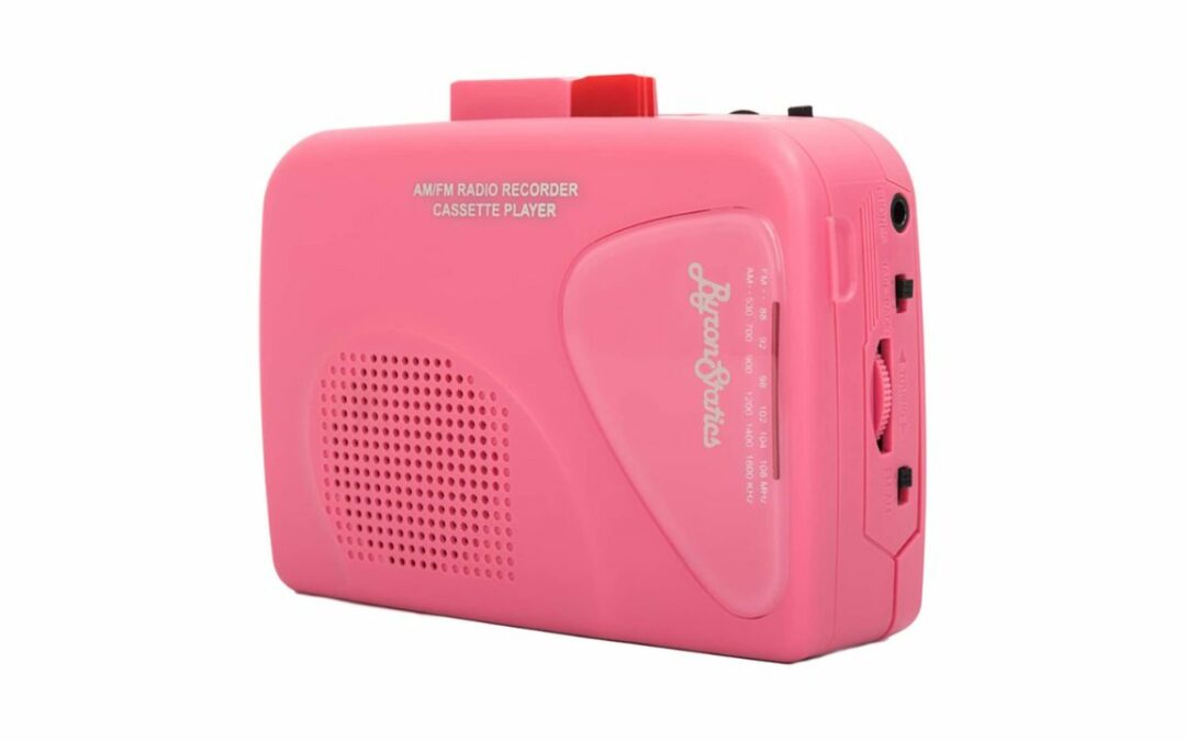 ByronStatics Cassette Player – Pink