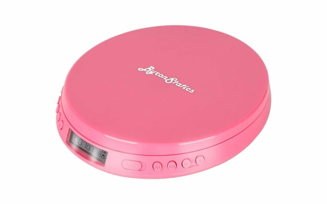 ByronStatics Personal CD Player – Pink